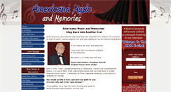 Desktop Screenshot of americana-music-and-memories.com